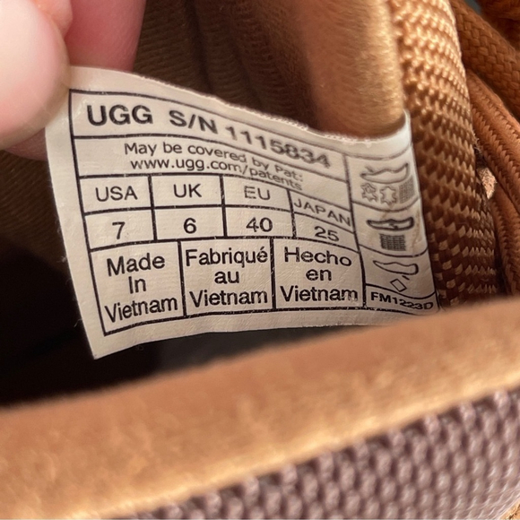 UGG boots Men's Emmett duck waterproof boot 7 brown Black Lace-Up ankle winter - Picture 10 of 12